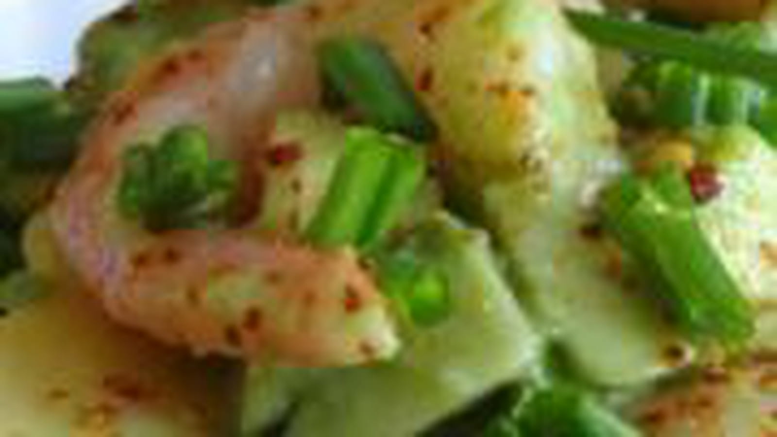 Salade d'avocat aux crevettes