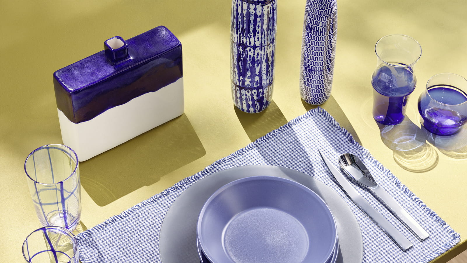 Verres et vases bleu Zara Home