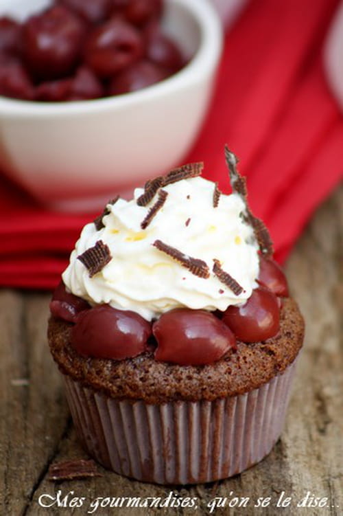 Forêt-noire version cupcake