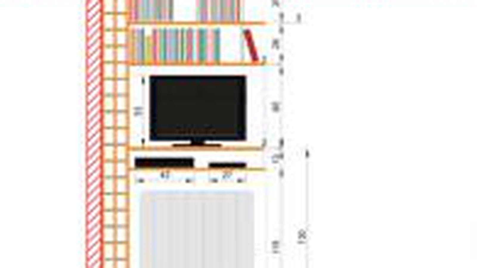 Plan du meuble télé