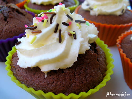Muffins en cupcakes choco-amandes