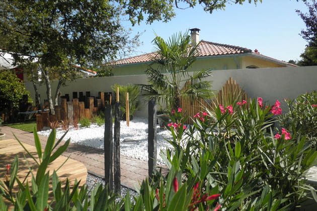 Après : un jardin japonais simplifié