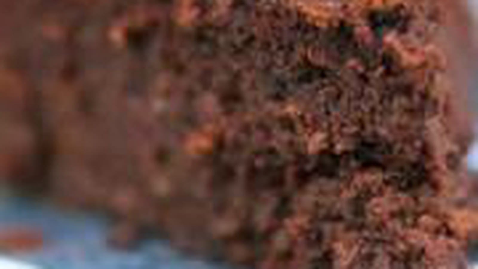 Fondant au chocolat, pois chiche et datte