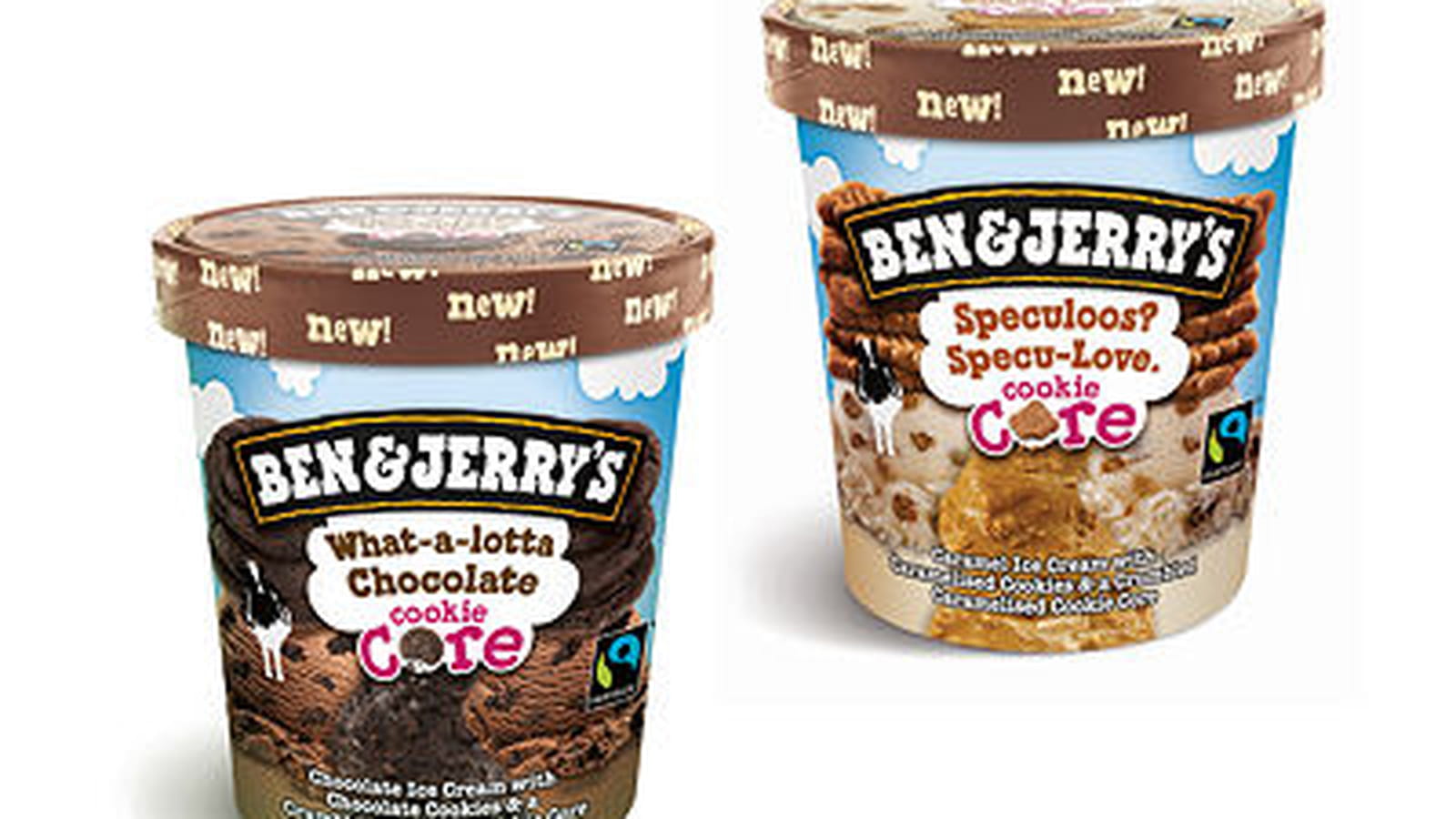 Crèmes glacées Spéculoos et Chocolat Cookie Core de Ben & Jerry's