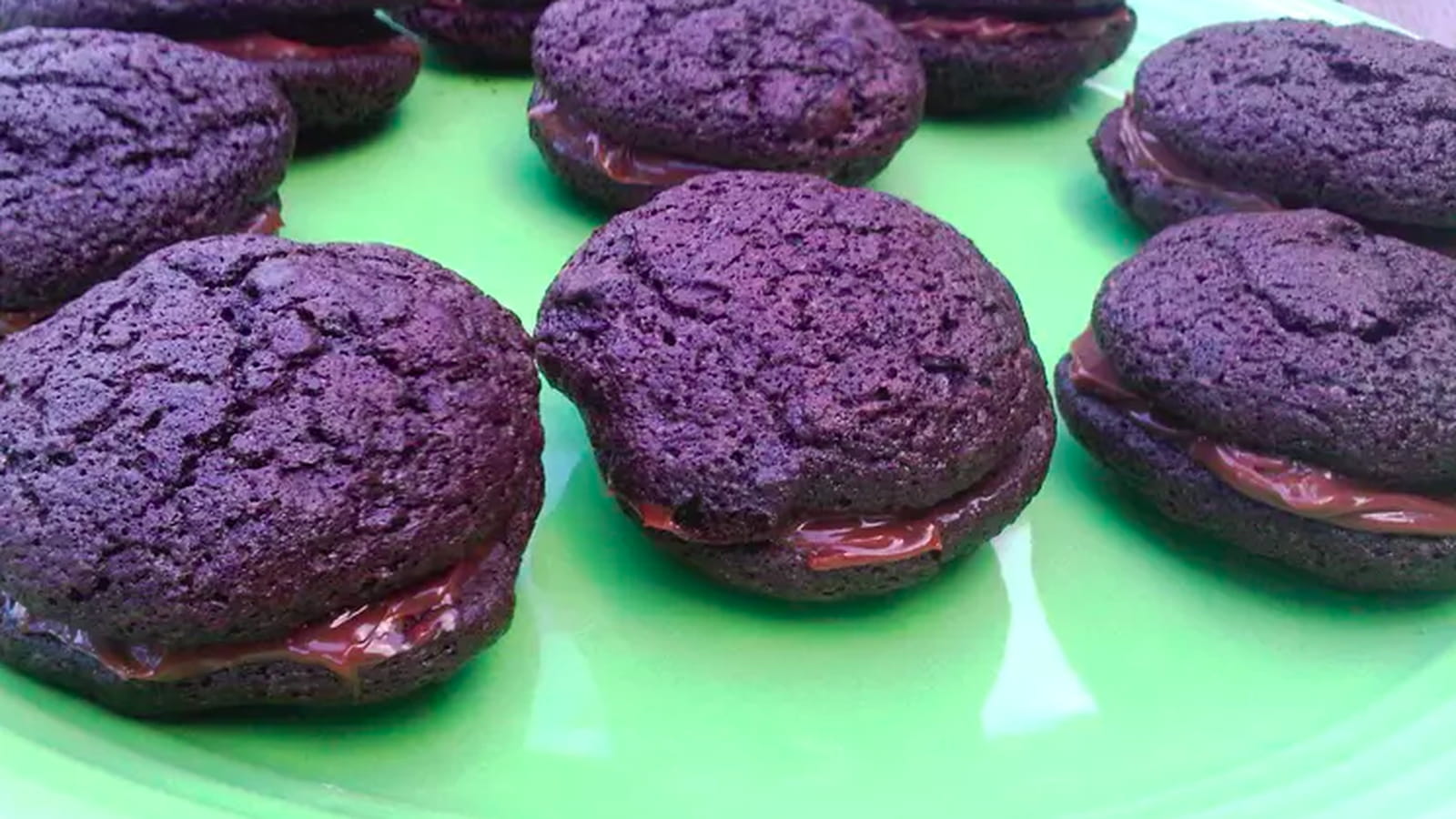 Whoopie pies au chocolat et Philadelphia Milka