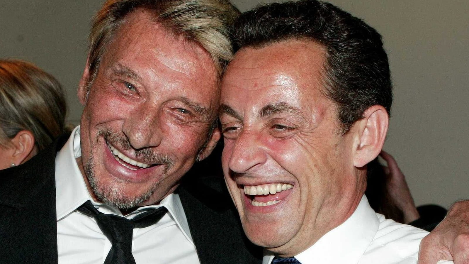 Johnny Hallyday et Nicolas Sarkozy