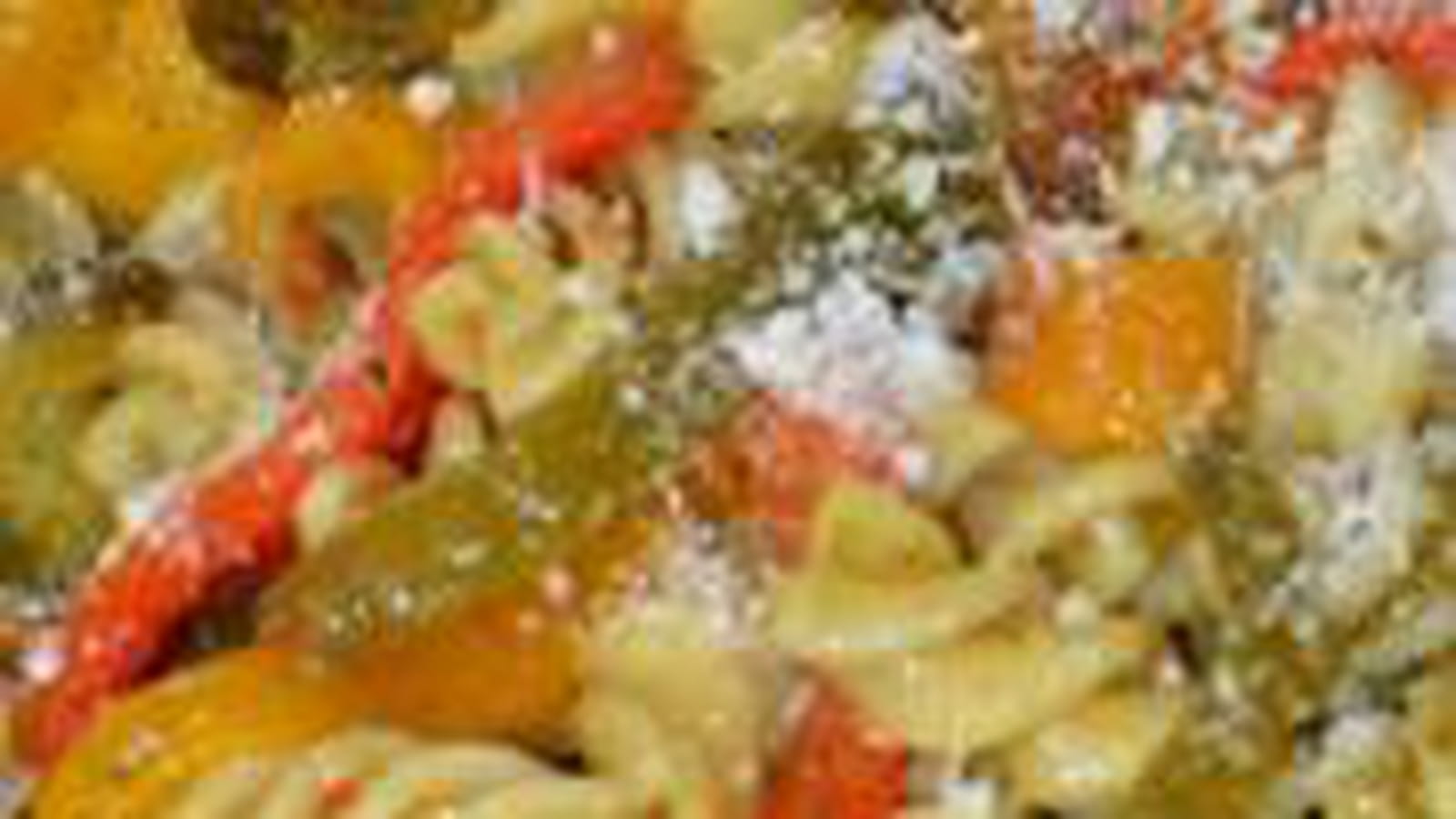 Salade de pâtes pesto poivrons