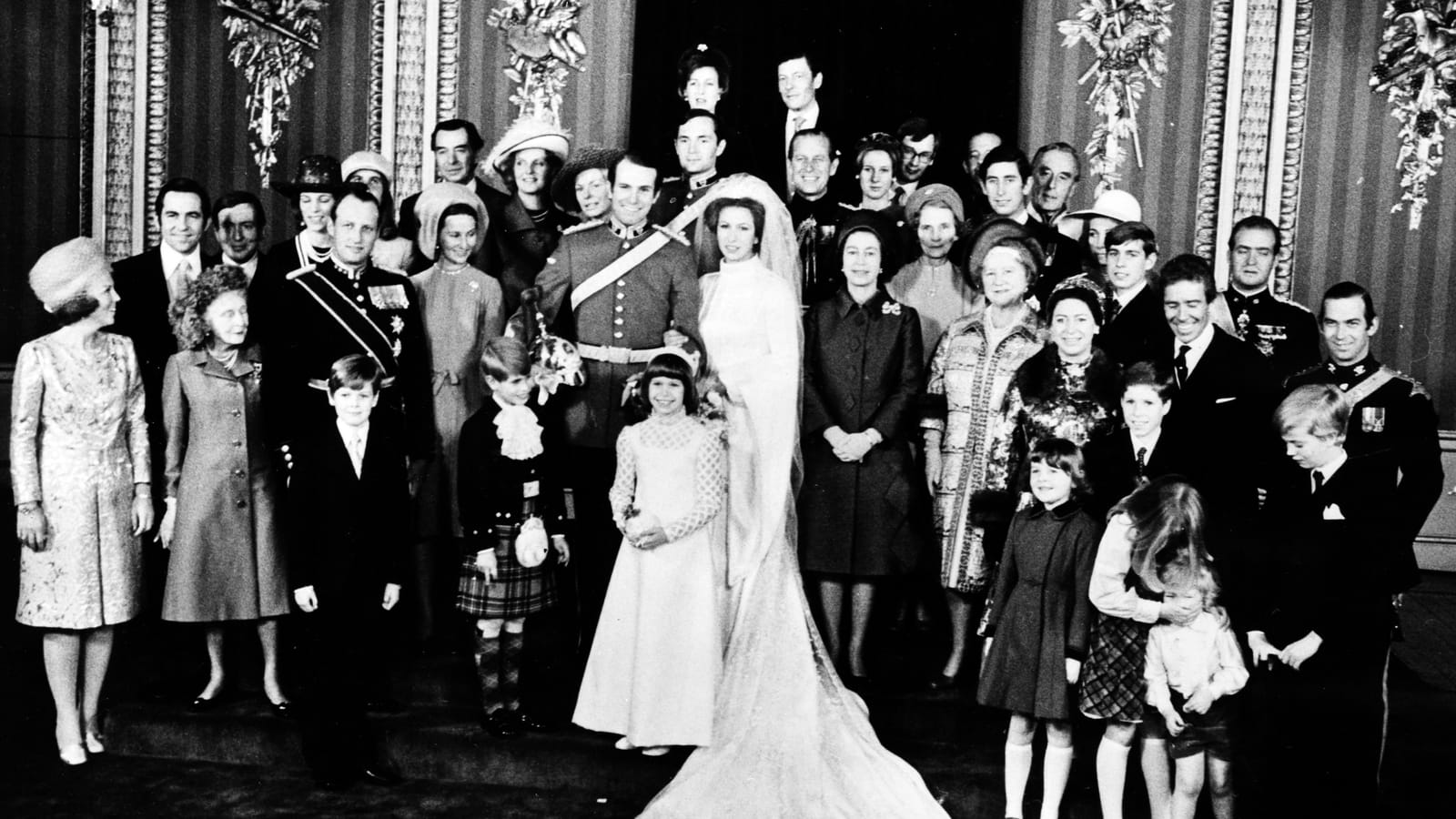 Mariage de la princesse Anne et du capitaine Mark Phillips