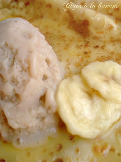 Glace à la banane maison (avec sorbetière)