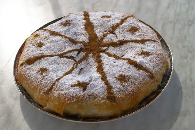 Recette de Pastilla marocaine au poulet, amandes et miel : la recette ...