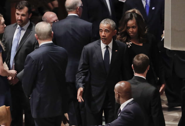 Barack et Michelle Obama portent le deuil