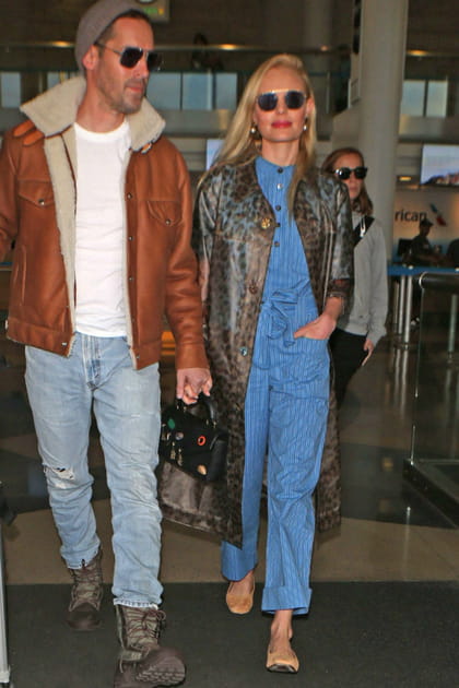 Kate Bosworth en imperm&eacute;able l&eacute;opard