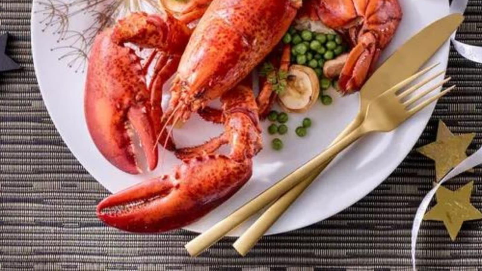 Homard et sa crème de champignons à la truffe