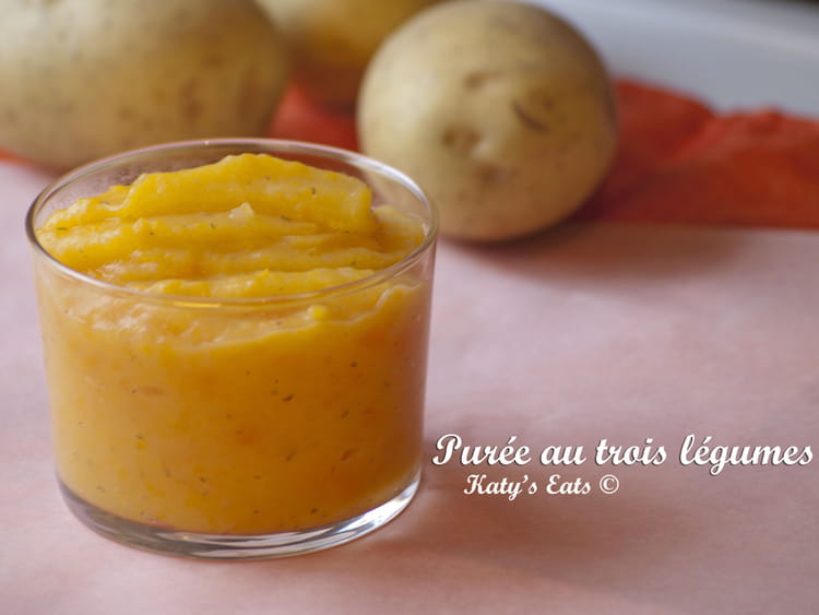 Recette de Purée aux trois légumes la recette facile