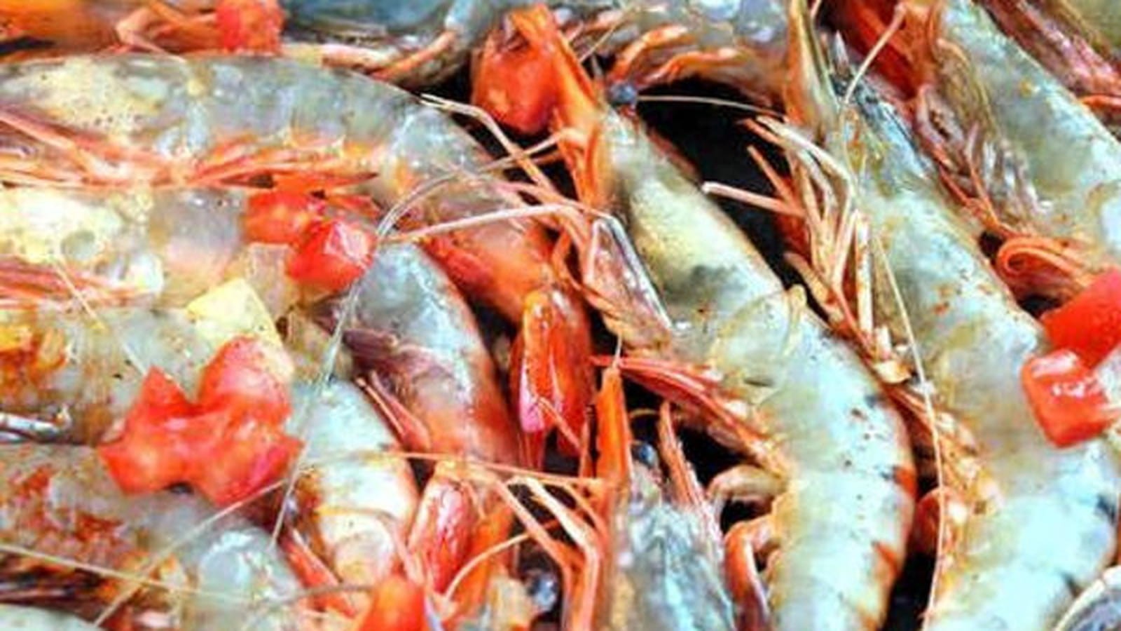 Gambas marinées à la plancha