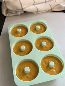 Donuts au potiron et au chocolat : Etape 2