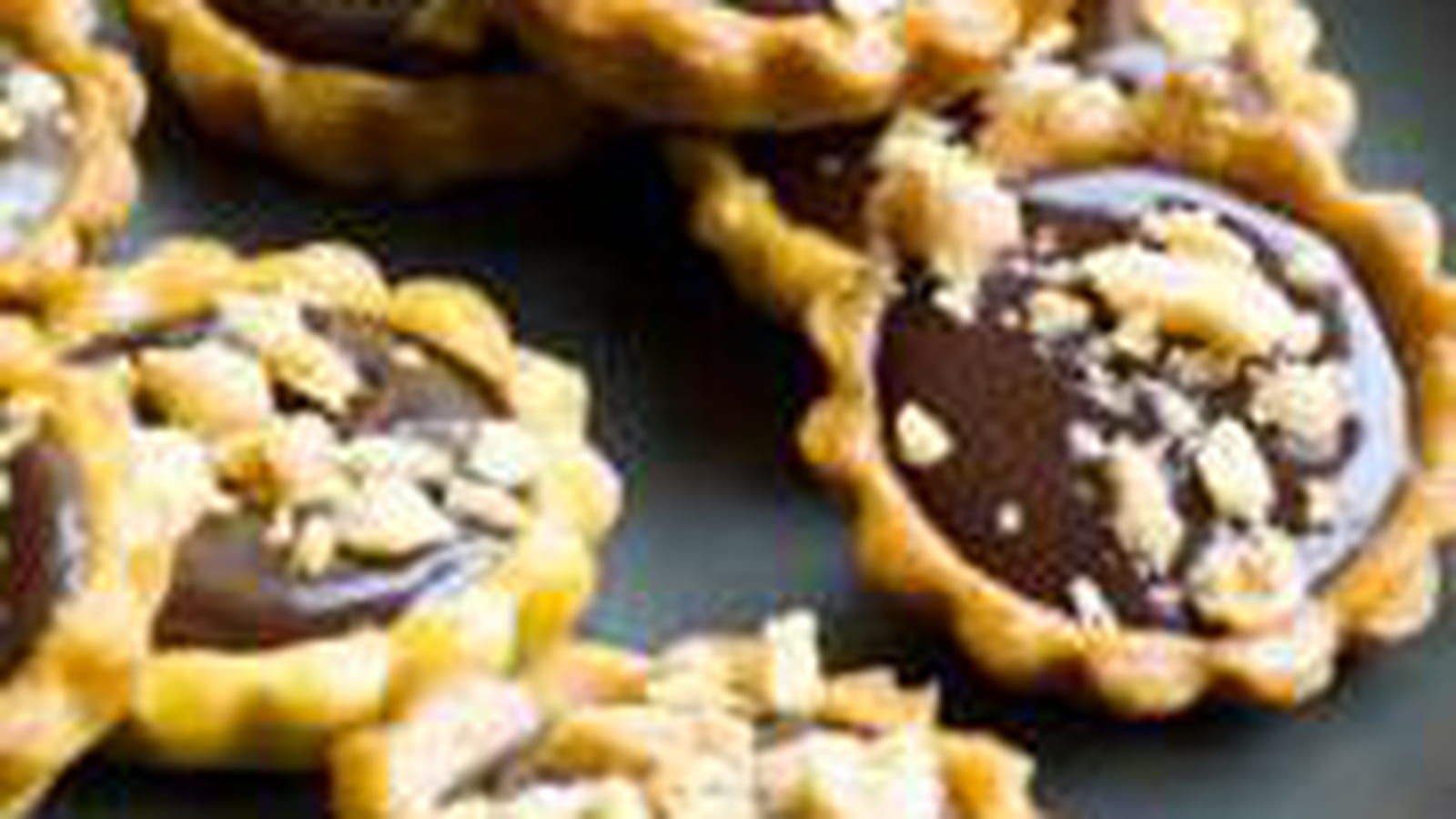 Mini tartes choco cacahuètes