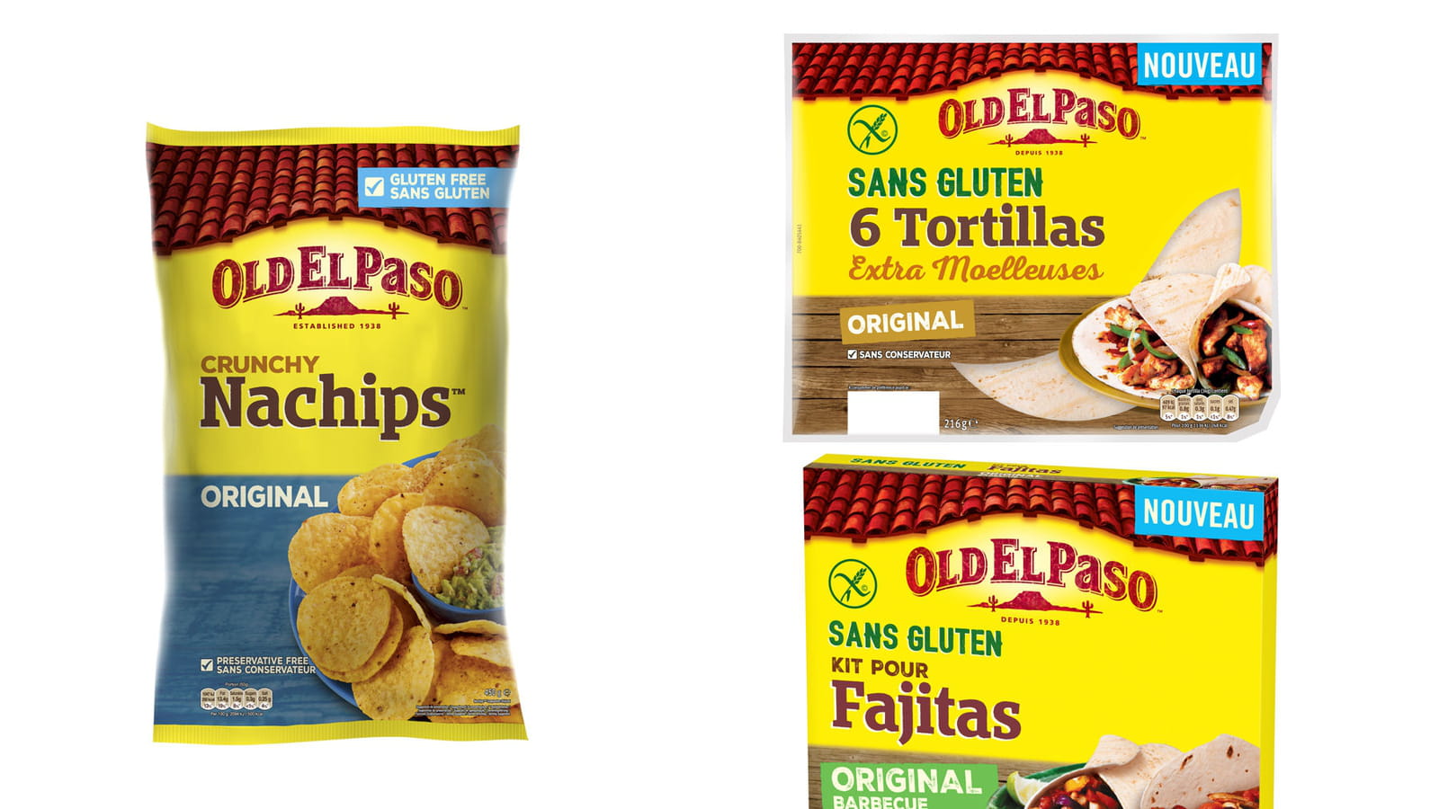 La gamme sans gluten d'Old El Paso