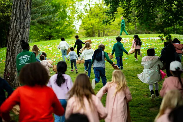 Une chasse aux oeufs Kinder au Jardin d'Acclimatation