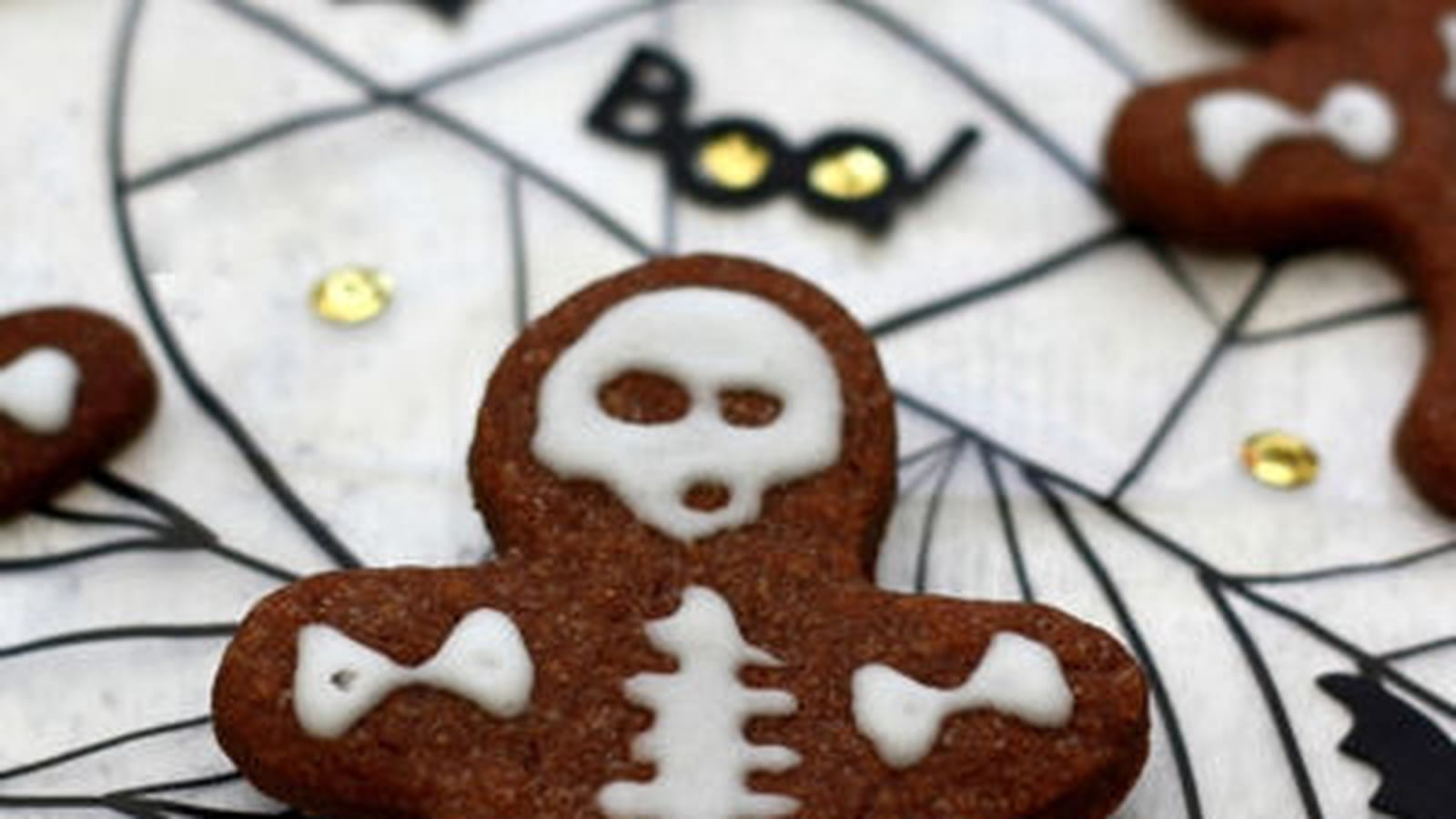 Biscuits cacao d'Halloween