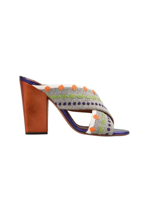 Sandales en tissus de Missoni