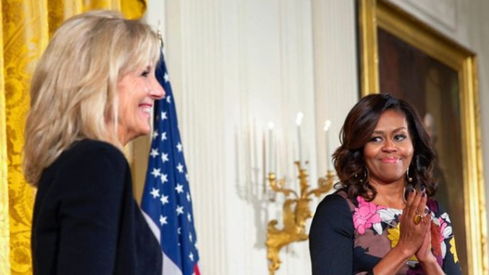 Jill Biden et Michelle Obama