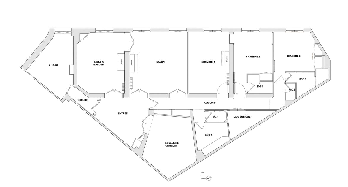 Le plan avant travaux