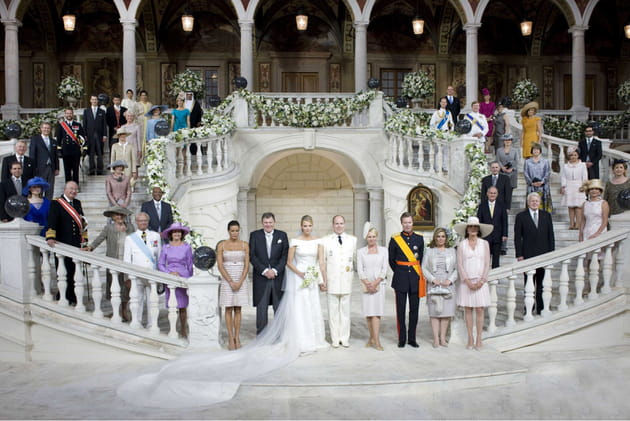 Mariage de Charlene et Albert&nbsp;: quand les &eacute;poux posaient avec les invit&eacute;s VIP