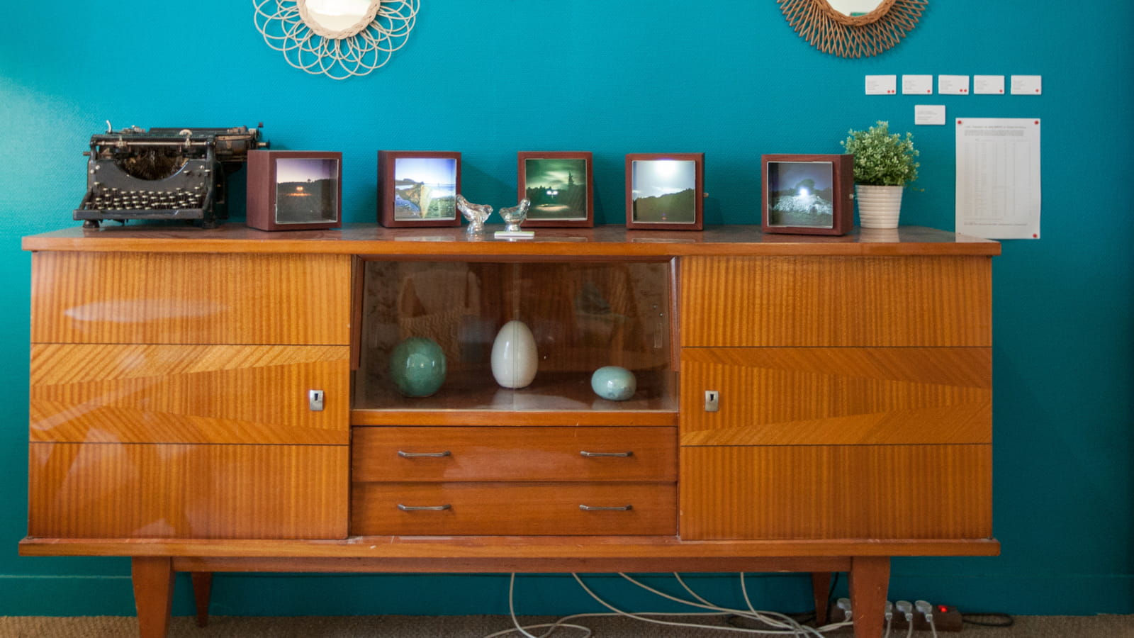 Déco vintage en turquoise