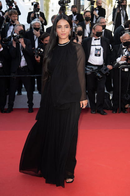 Hafsia Herzi en Lanvin et bijoux Messika