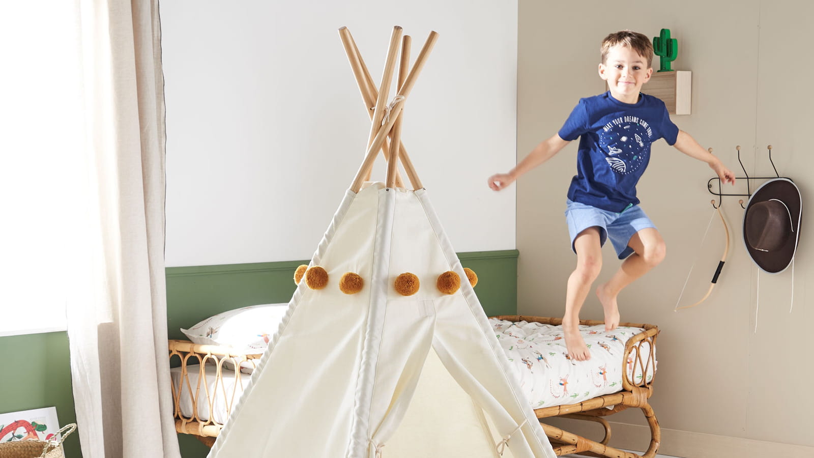 Tipi à pompons