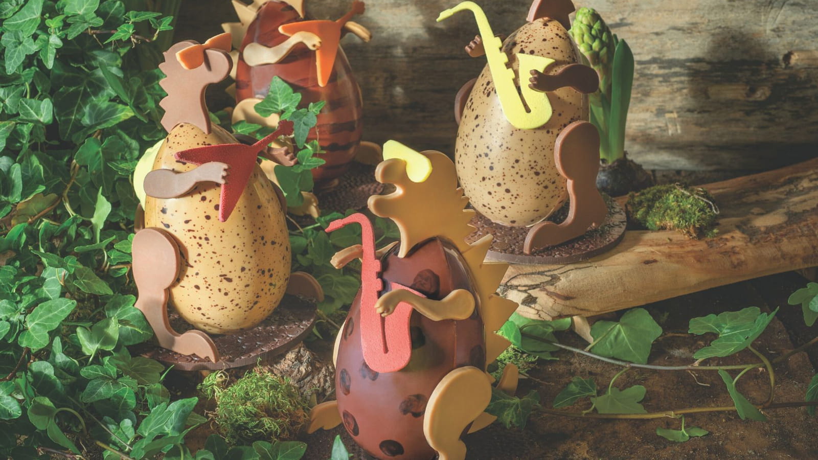 Les dinosaures de Pâques de Dalloyau 