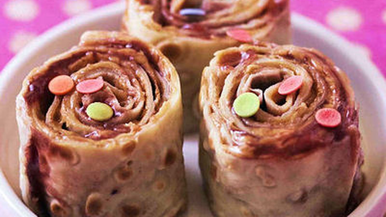 Crêpes roulées à la Confiture 