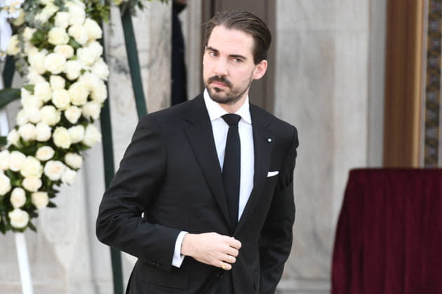 Paul de Grèce aux obsèques de son père Constantin II de Grèce