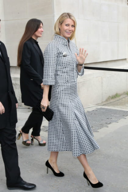 Gwyneth Paltrow au défilé Chanel