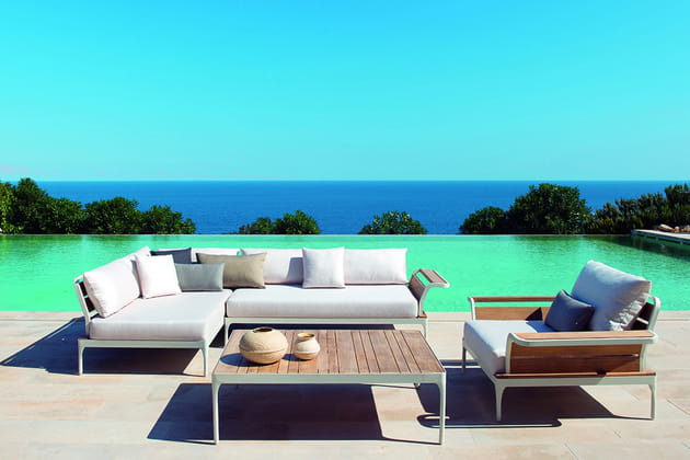 Salon de jardin Meridien chez Ethimo