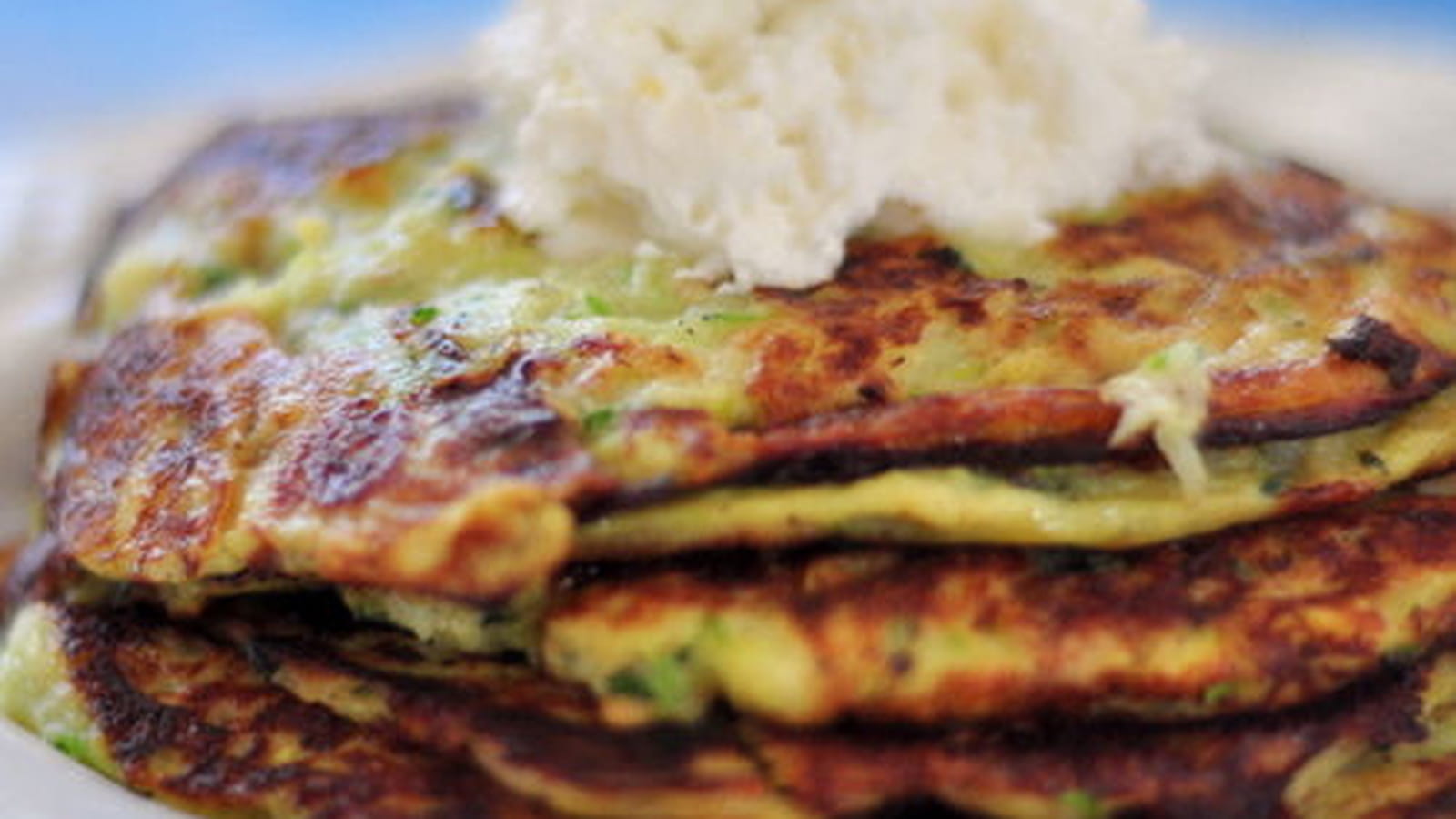Galettes de courgettes à l’Ossau Iraty