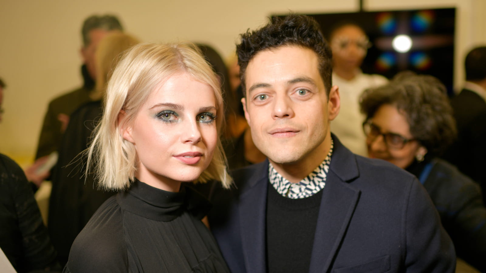 Lucy Boynton et Rami Malek