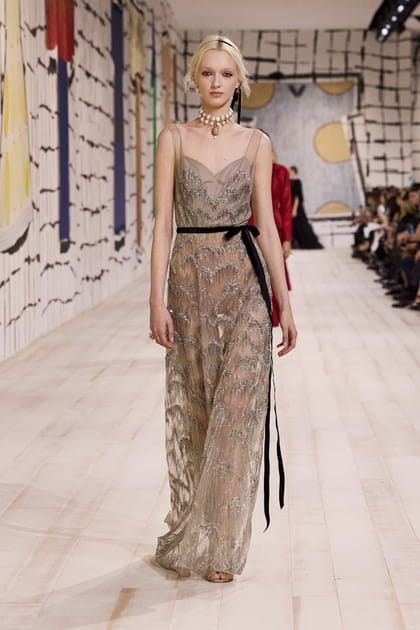 Look 46 du défilé Dior haute couture printemps-été 2024