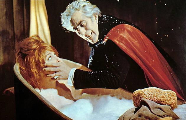 Sharon Tate et Ferdy Mayne dans "Le Bal des Vampires"