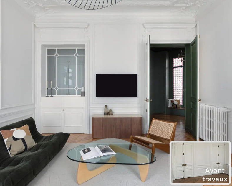 Avant-apr&egrave;s&nbsp;: un appartement fig&eacute; dans le pass&eacute; se r&eacute;invente avec modernit&eacute;