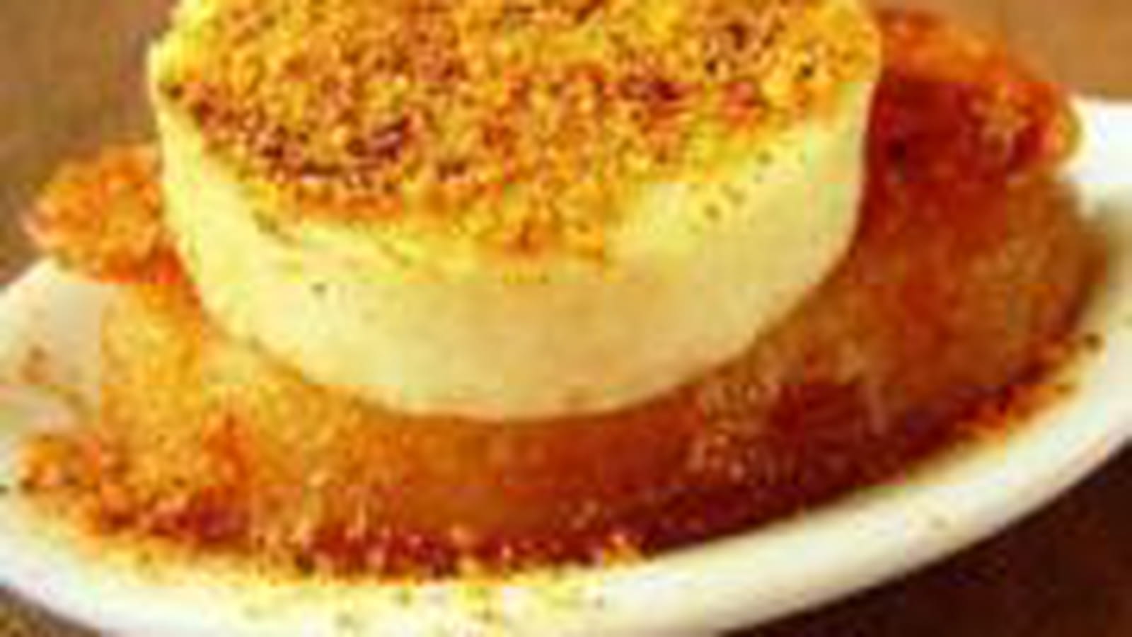 Cuillères pommes, boudin blanc pané pain d'épices