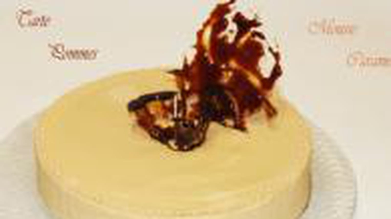 Entremet pommes caramel 