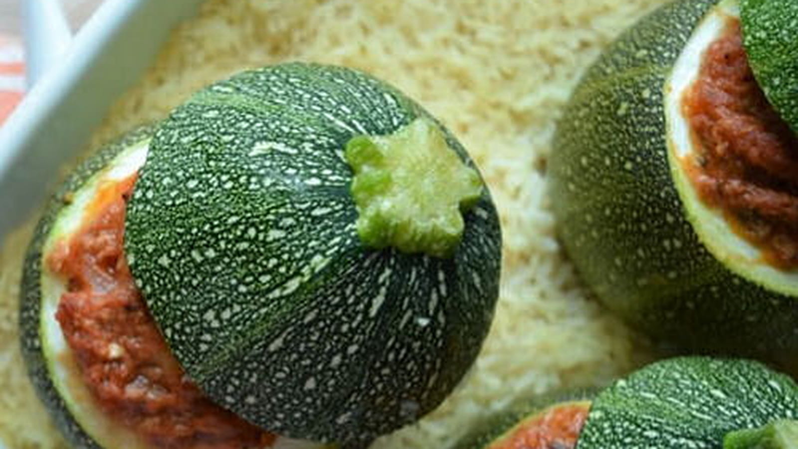 Courgettes farcies au thon