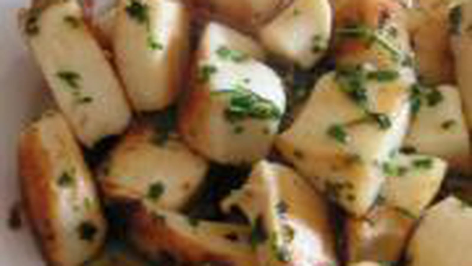 Lamelles de seiche à la sauce verte