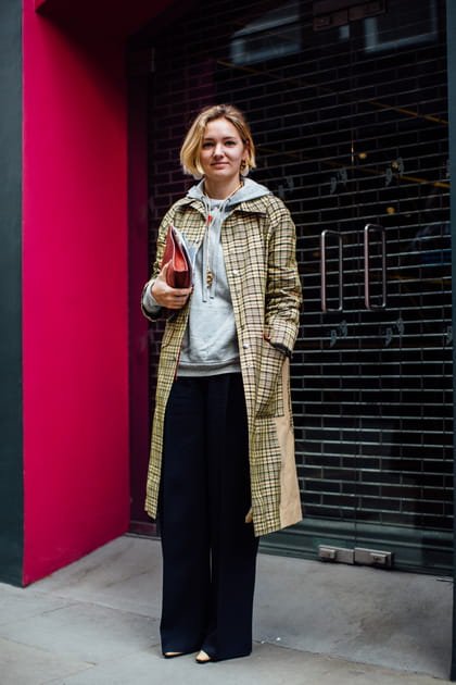 L'association hoddie/trench