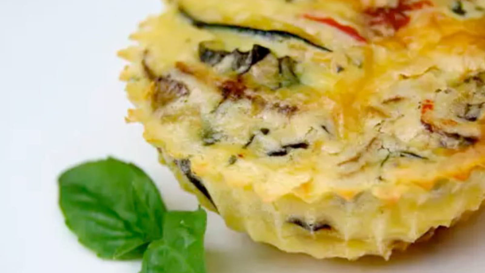 Clafoutis aux légumes grillés au basilic