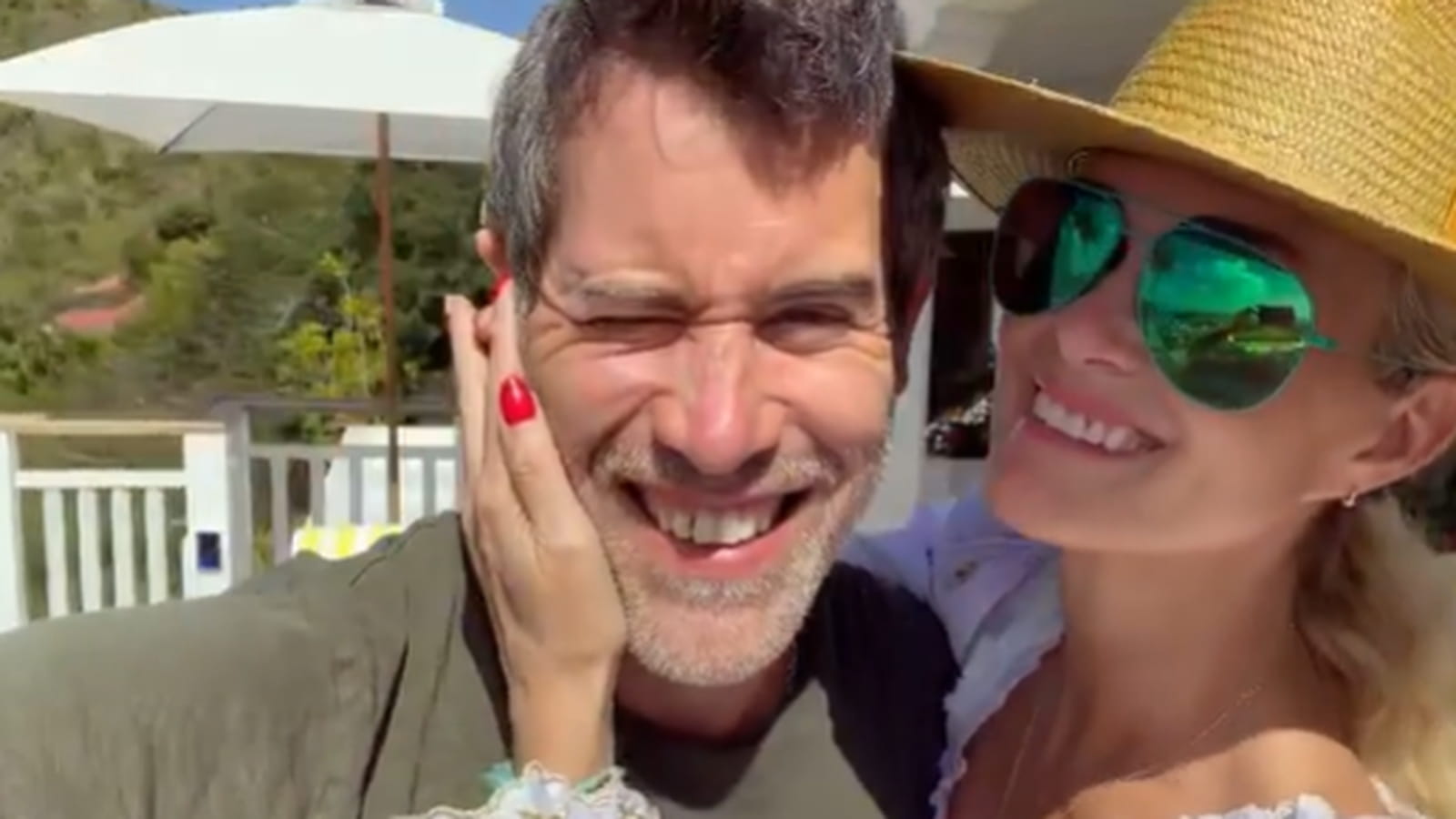 Jalil Lespert et Laeticia Hallyday