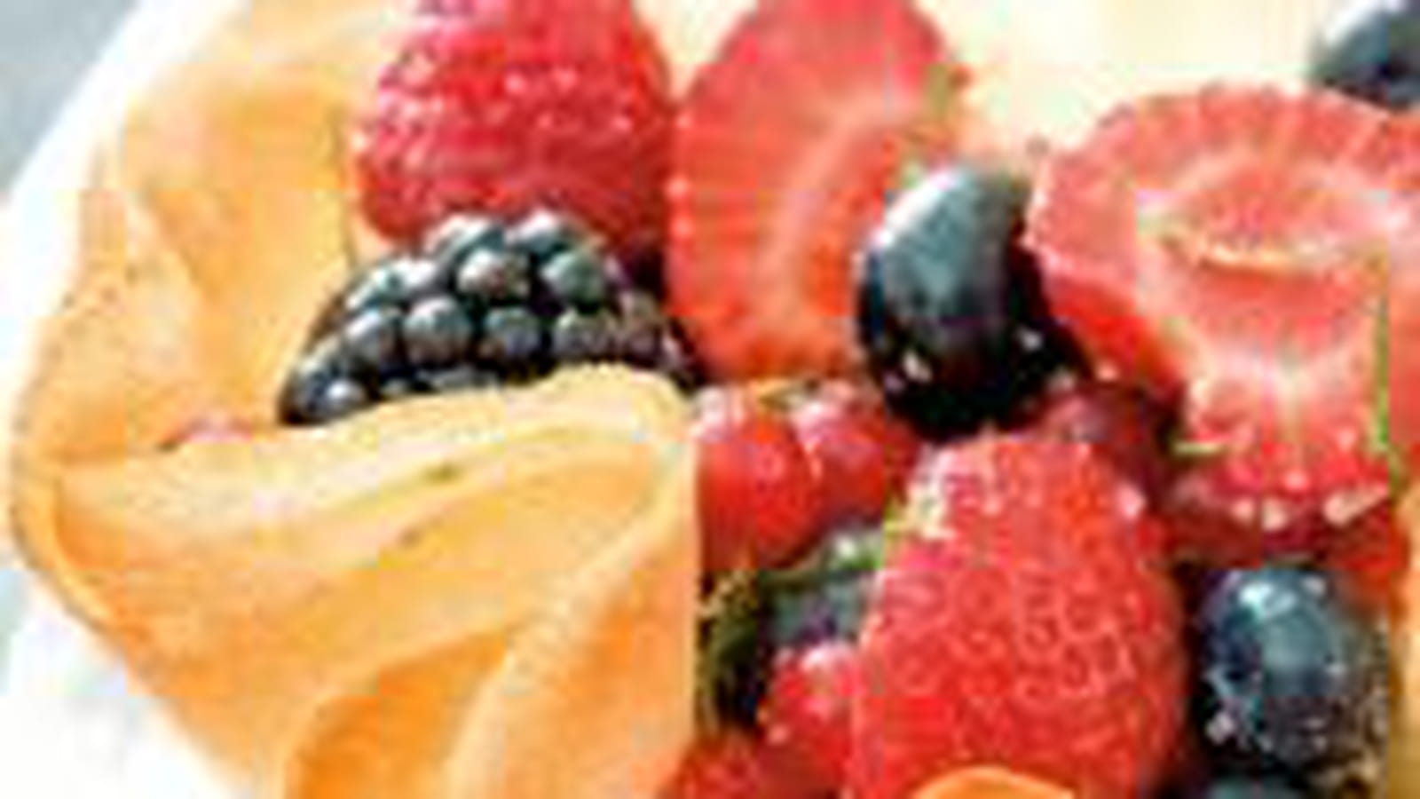 Craquants de fruits rouges à la mélisse
