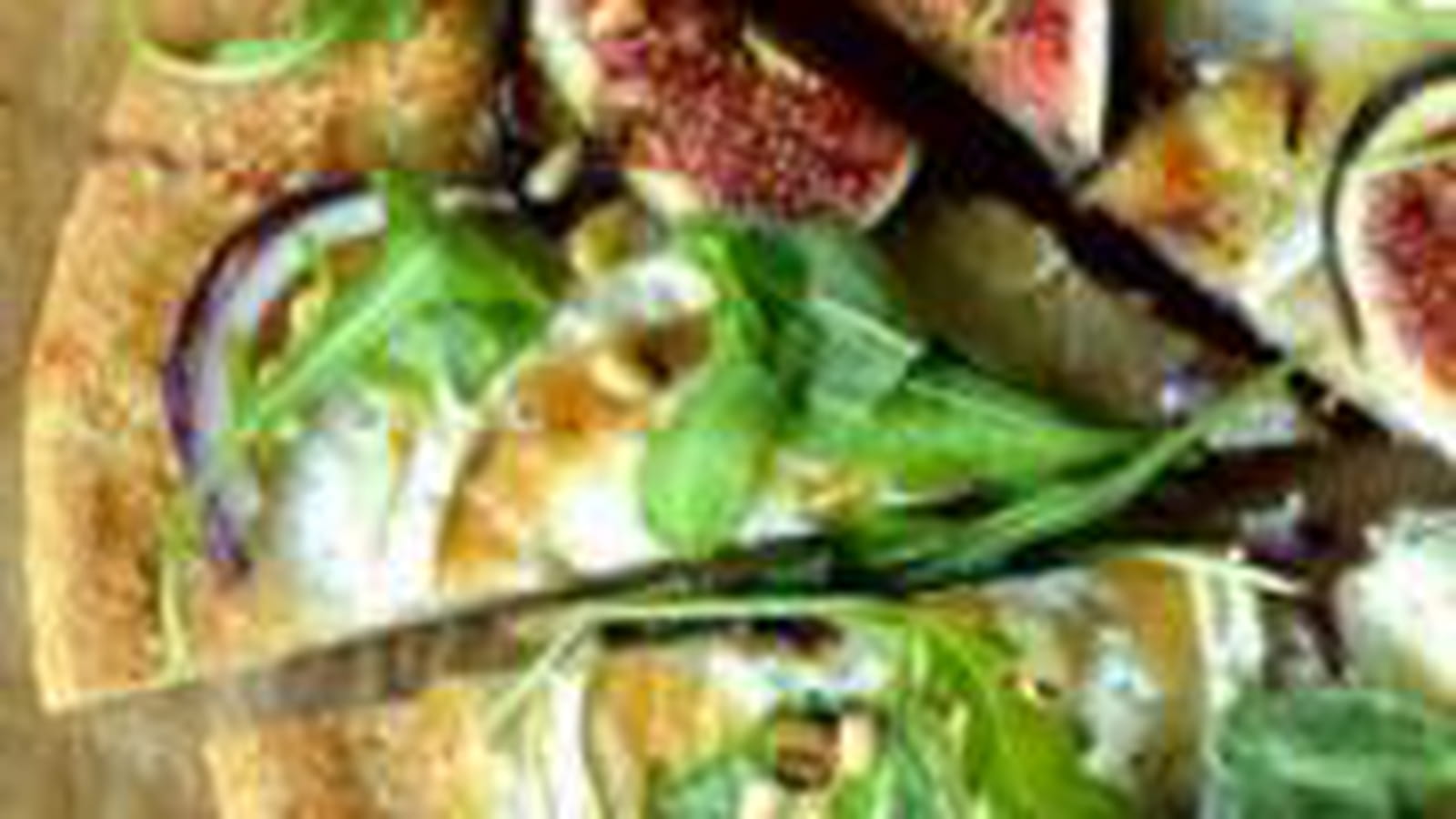 Pizza aux figues et au chèvre